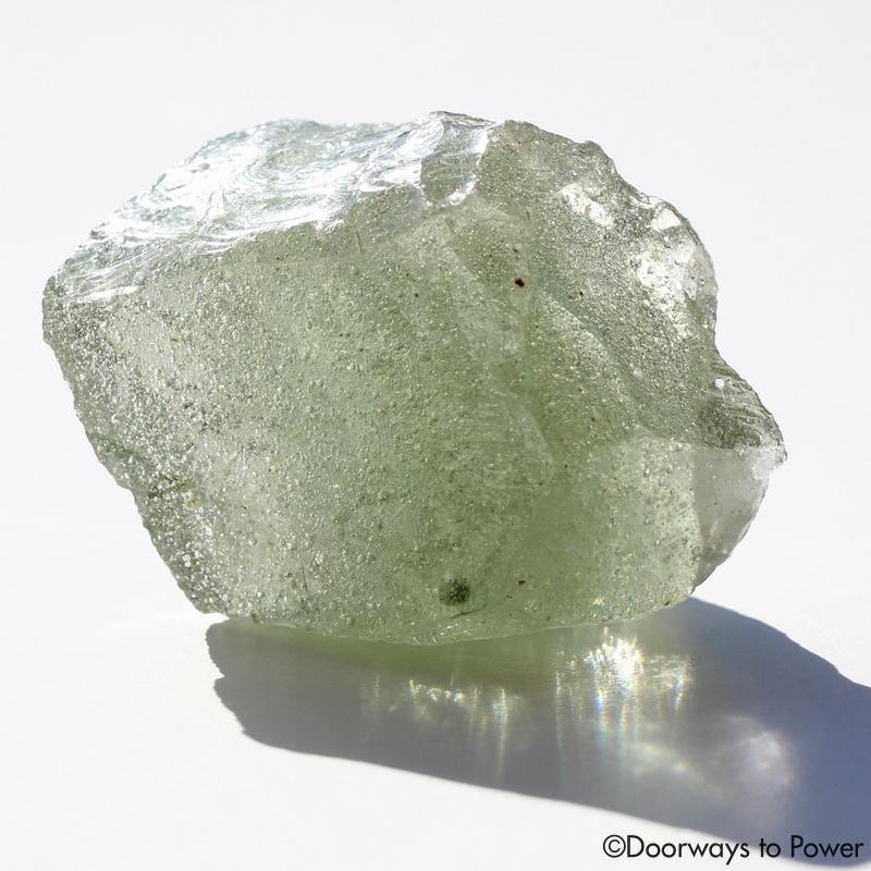 Tibetan Green Sea Foam Elder Andara Crystal 'Mahatmas Wisdom'