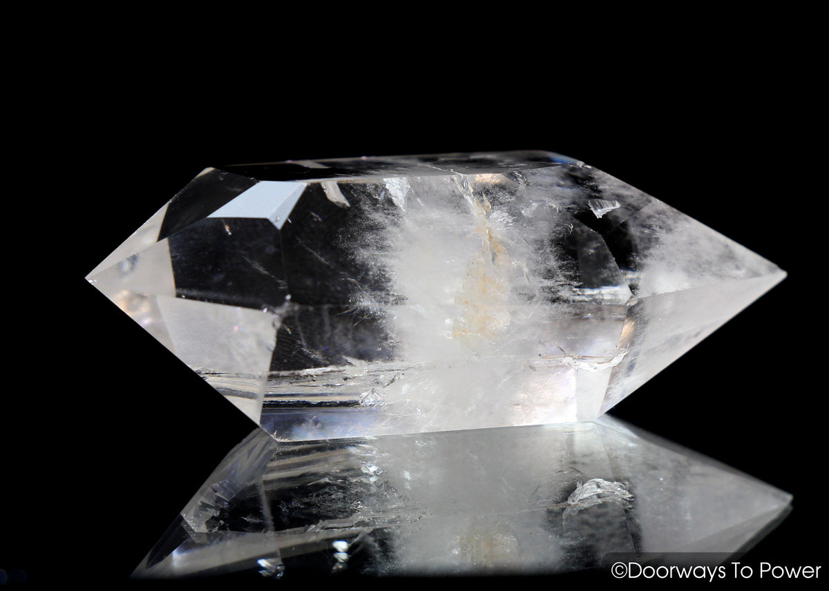 John of God Crystal Double Terminated Manifest Spirit Isis Casa Crystal