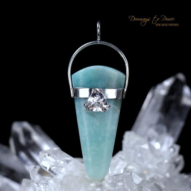 Azumar Satyaloka Azeztulite Crystal Pendant 'Samadhi'