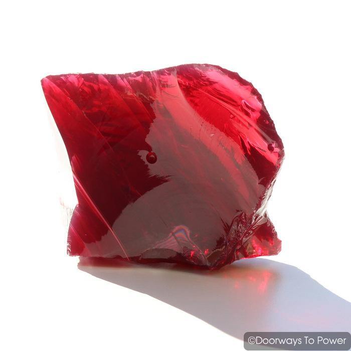 Raspberry Forte Veritas Monatomic Andara Crystal 'WISDOM'