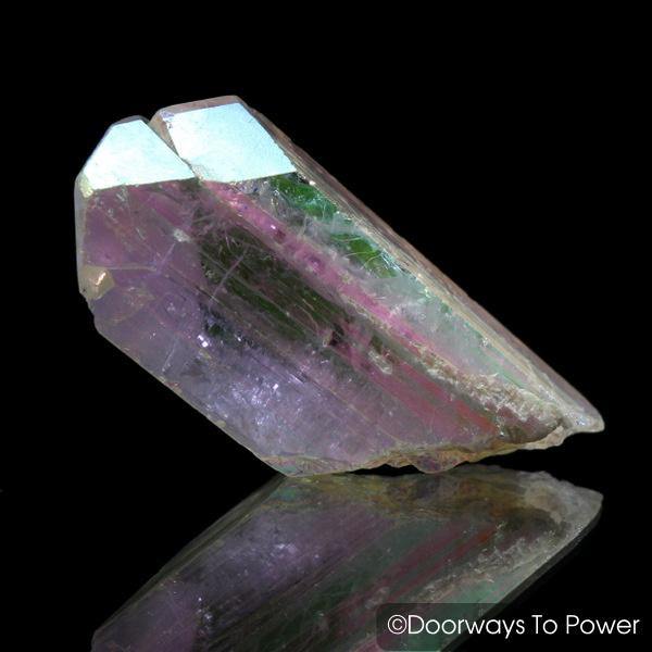 Angel Aura Danburite Twin Quartz Crystal Synergy 12 Stone
