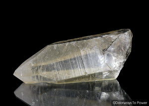 Golden Lemurian Quartz Isis Crystal 'High Alchemy'