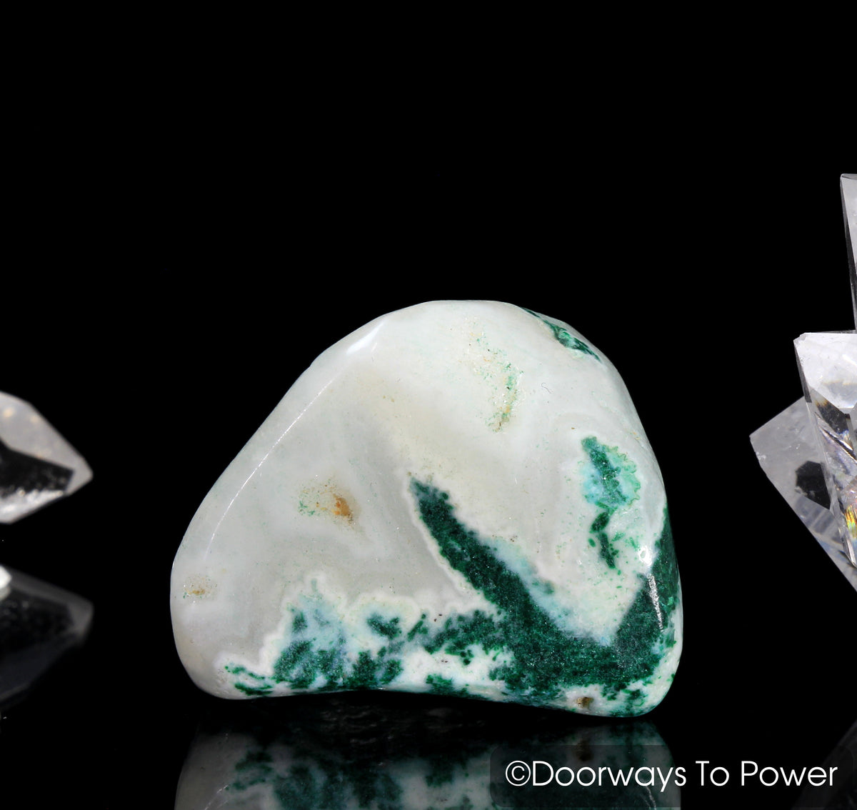 Malachite & Chrysocolla Crystal Tumbled Stone