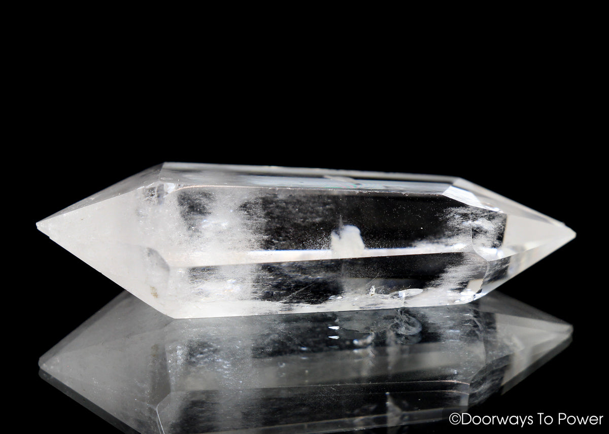 John of God Crystal Double Terminated Rainbow Quartz Casa Crystal Empathy Nick