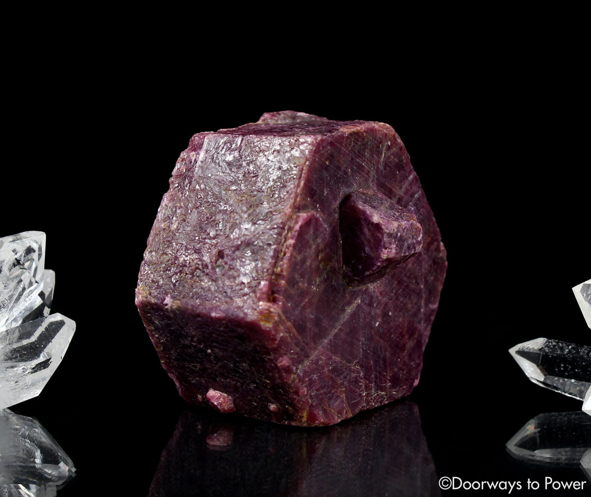 Ruby Corundum Master Record Keeper Crystal