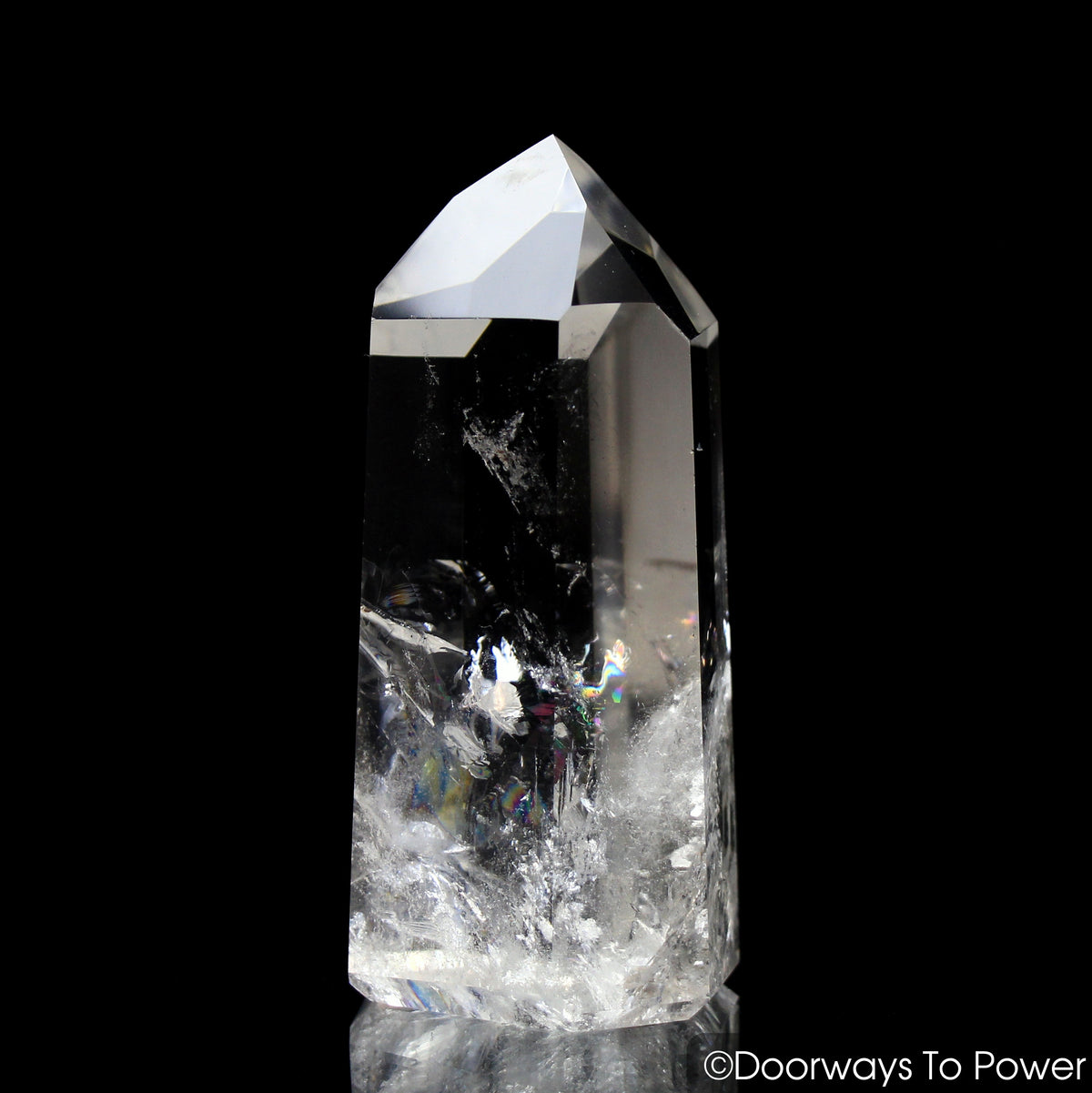 John of God Quartz Casa Crystal Temple Heart Dow & Rainbows