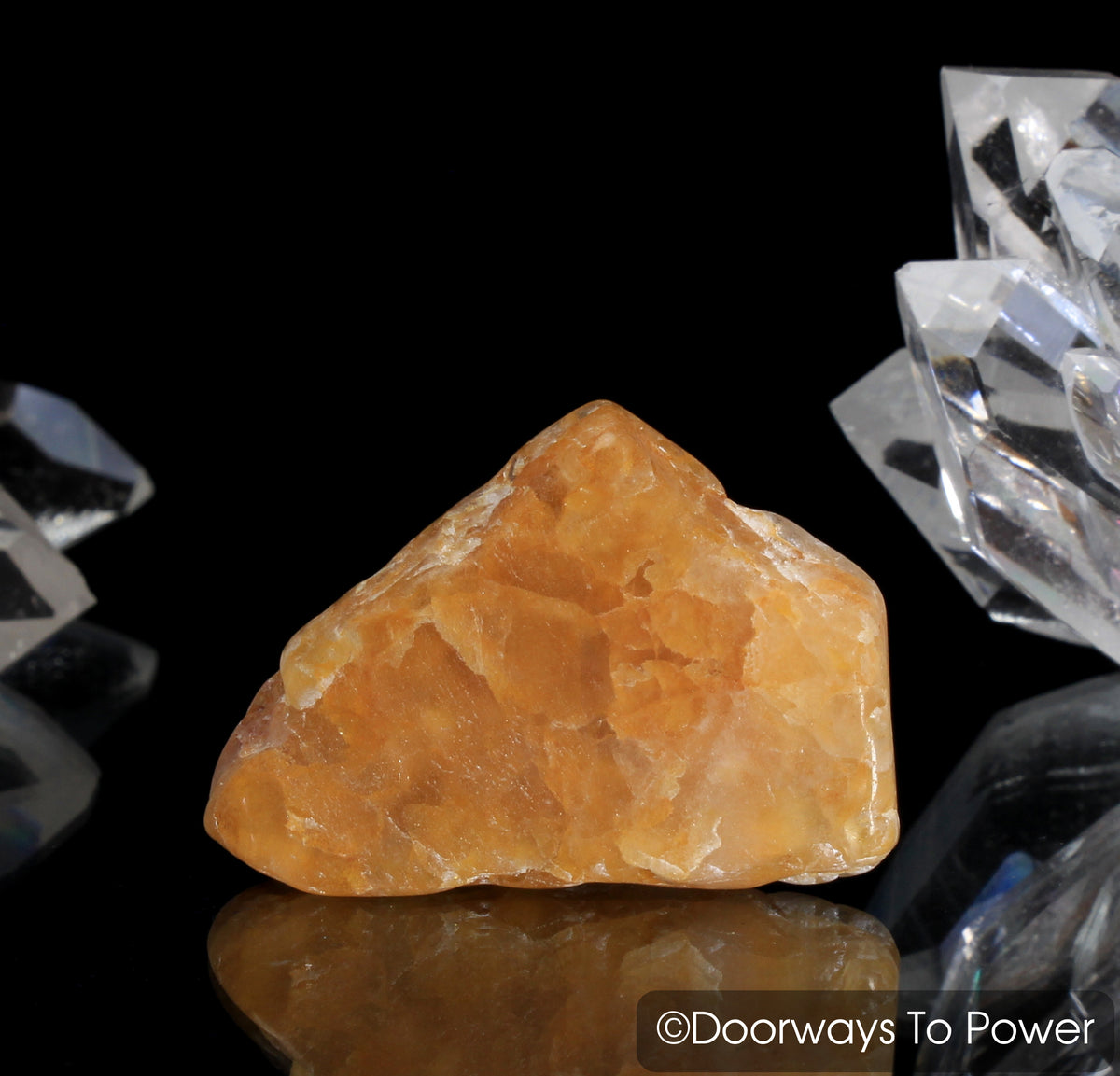 Himalaya Gold Azeztulite Crystal Polished & Azozeo Activated