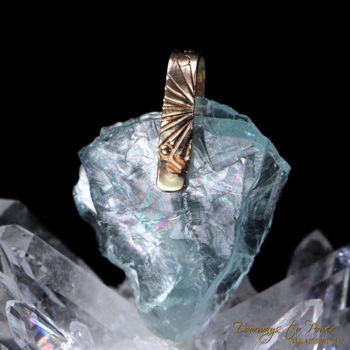 Aquamarine Light Language Pendant