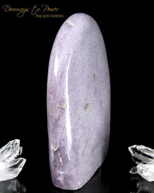 Llilac Lepidolite Crystal Altar Stone
