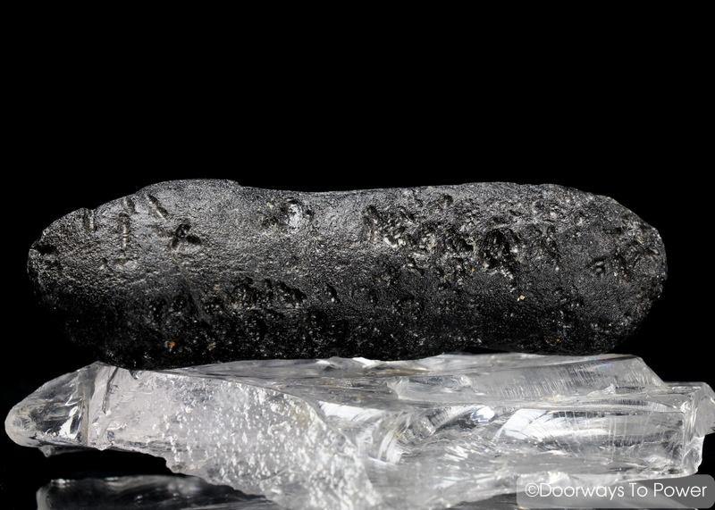 Tibetan Tektite Specimen & Synergy 12 Stone