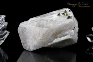 Danburite Twin Crystal with Pyrite