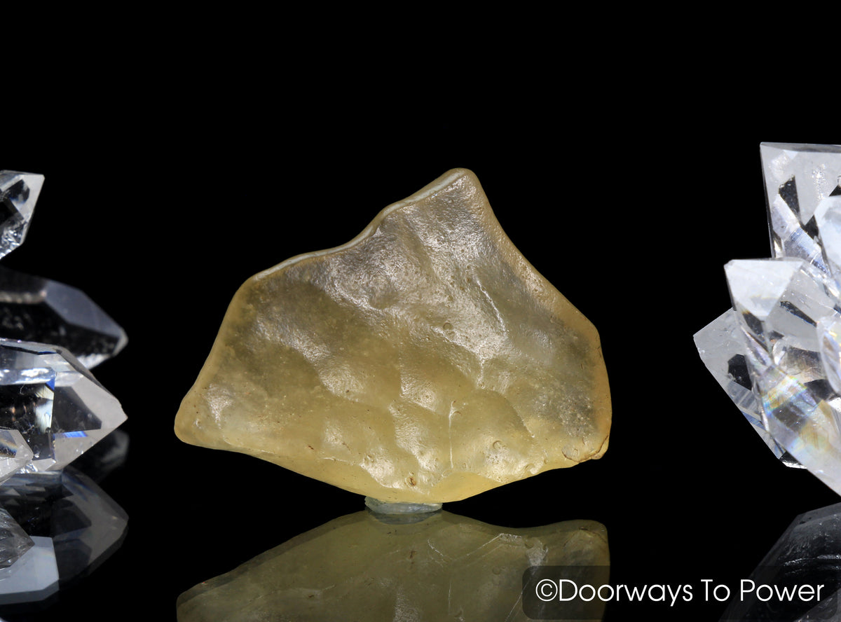 Libyan Desert Glass Specimen Gold Tektite