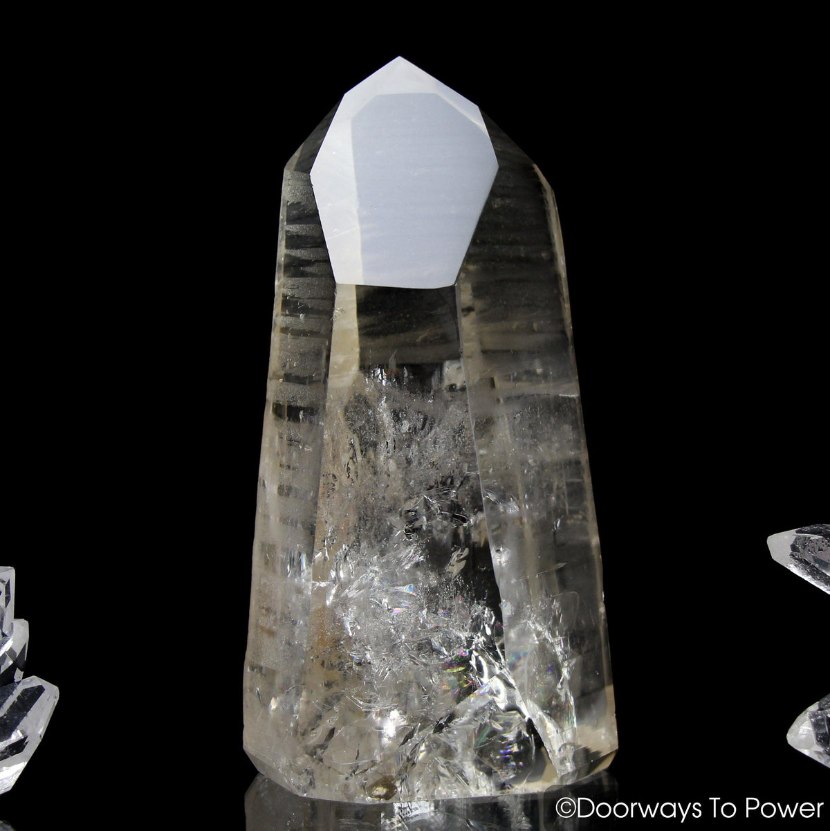 Golden Lemurian Star Seed Quartz Record Keeper Grounding Crystal