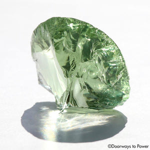 Terra Olive Earth Shaman Andara Crystal 'One Who Sees in the Dark'