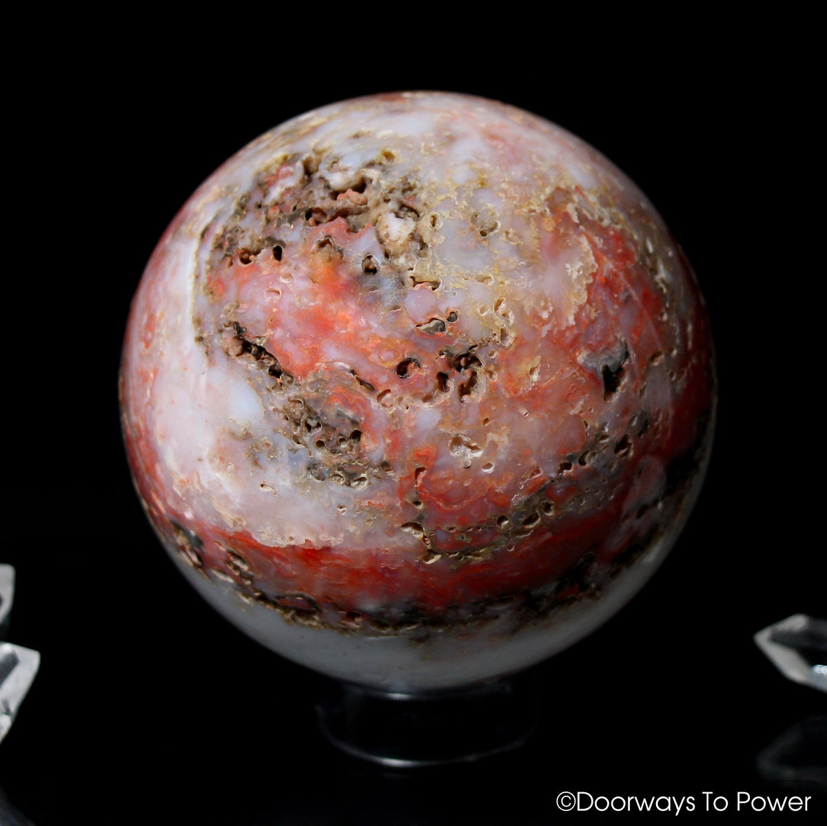 Cinnazez Azeztulite Crystal Sphere XL Azozeo Activated 