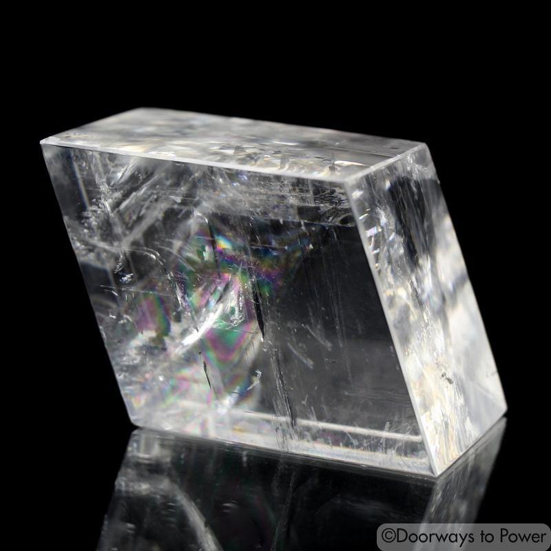 Optical Calcite Crystal w/ Rainbows 'Amplifier & Cleanser'