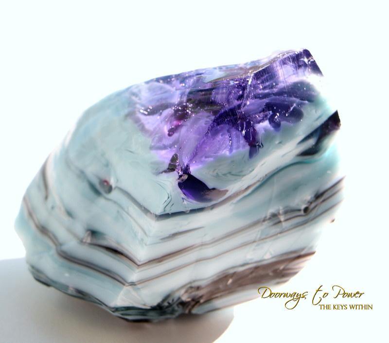 Lady Nellie Monatomic Andara Crystal glass