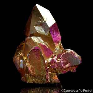 Golden Aura Quartz Twin Crystal 