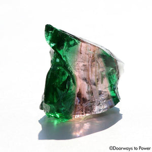 VENUS (IAN) PINK Emerald Thoth Bi Color Andara Crystal 'Ultra Rare'