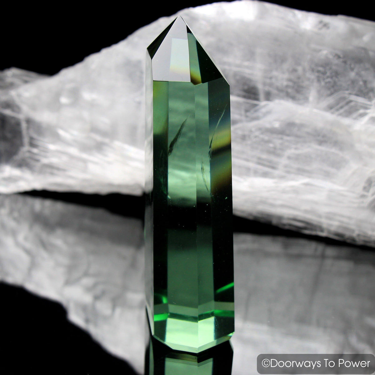 John of God Green Obsidian Casa Crystal Blessed & Energized