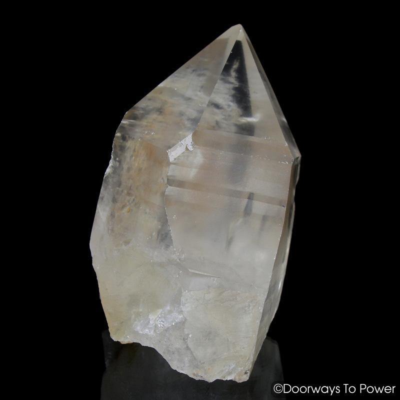 Golden Pink Lemurian Manifestation Quartz Pleiadian Starbrary Crystal 'Sacred 9'