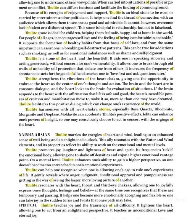 Thulite Properties Meanings