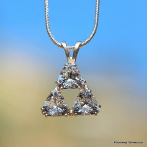 Satyaloka Azeztulite Crystal Pendant