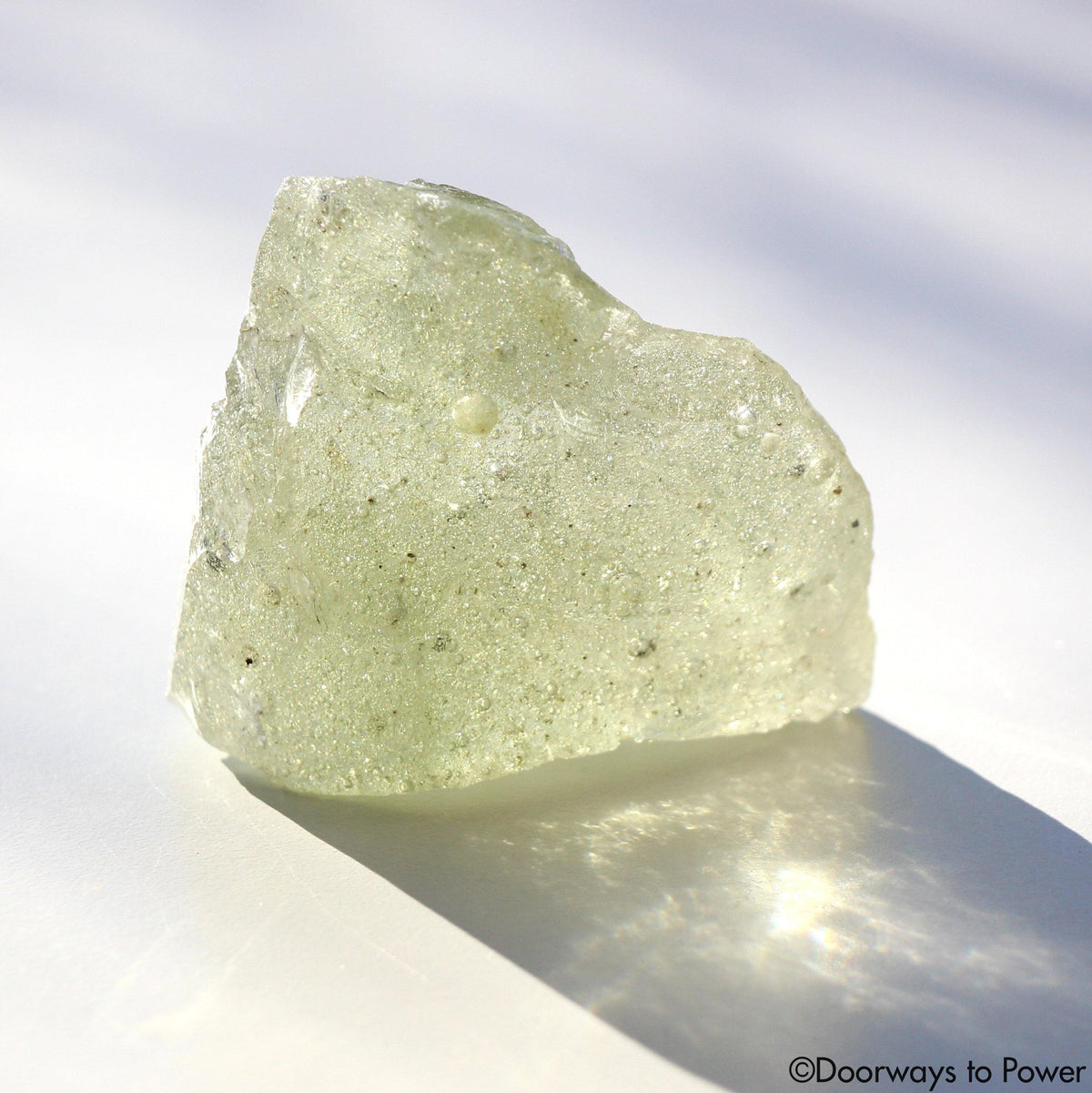 Tibetan Green Sea Foam Elder Andara Crystal 'Mahatmas Wisdom'