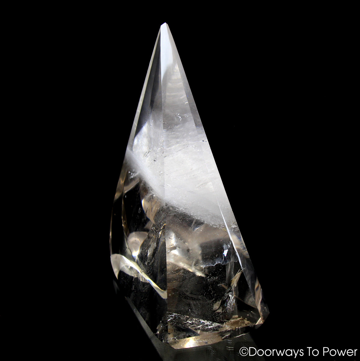 John of God Triangle Quartz Casa Crystal Sculpture 'Ascension' As Above, So Below 