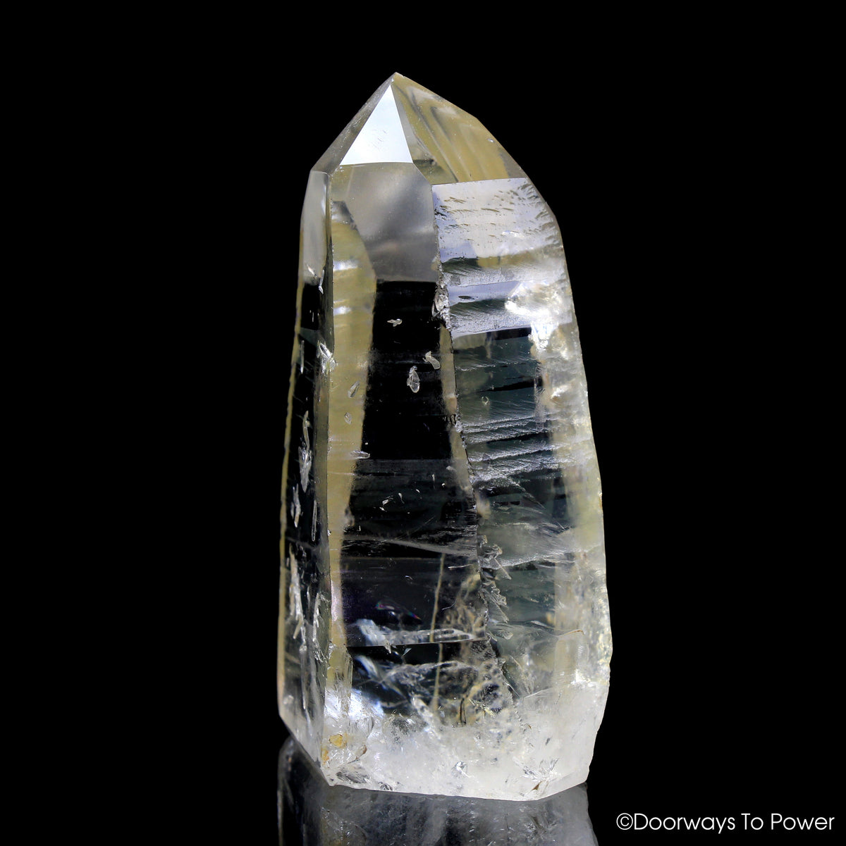 Golden Healer Lemurian Seed Record Keeper Crystal Point