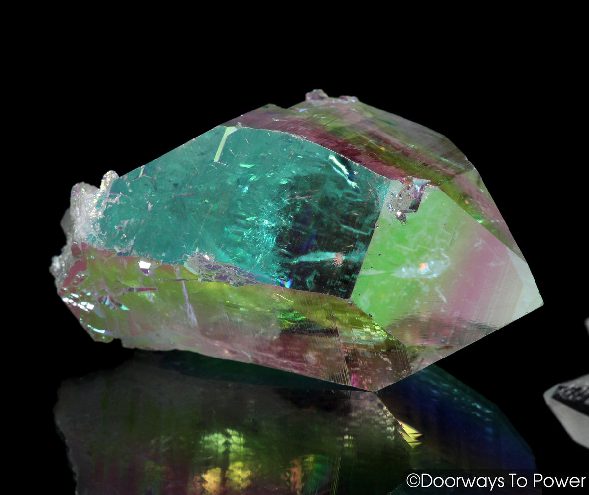 Angel Aura Lemurian Lightbrary Quartz Dow Record Keeper Crystal 