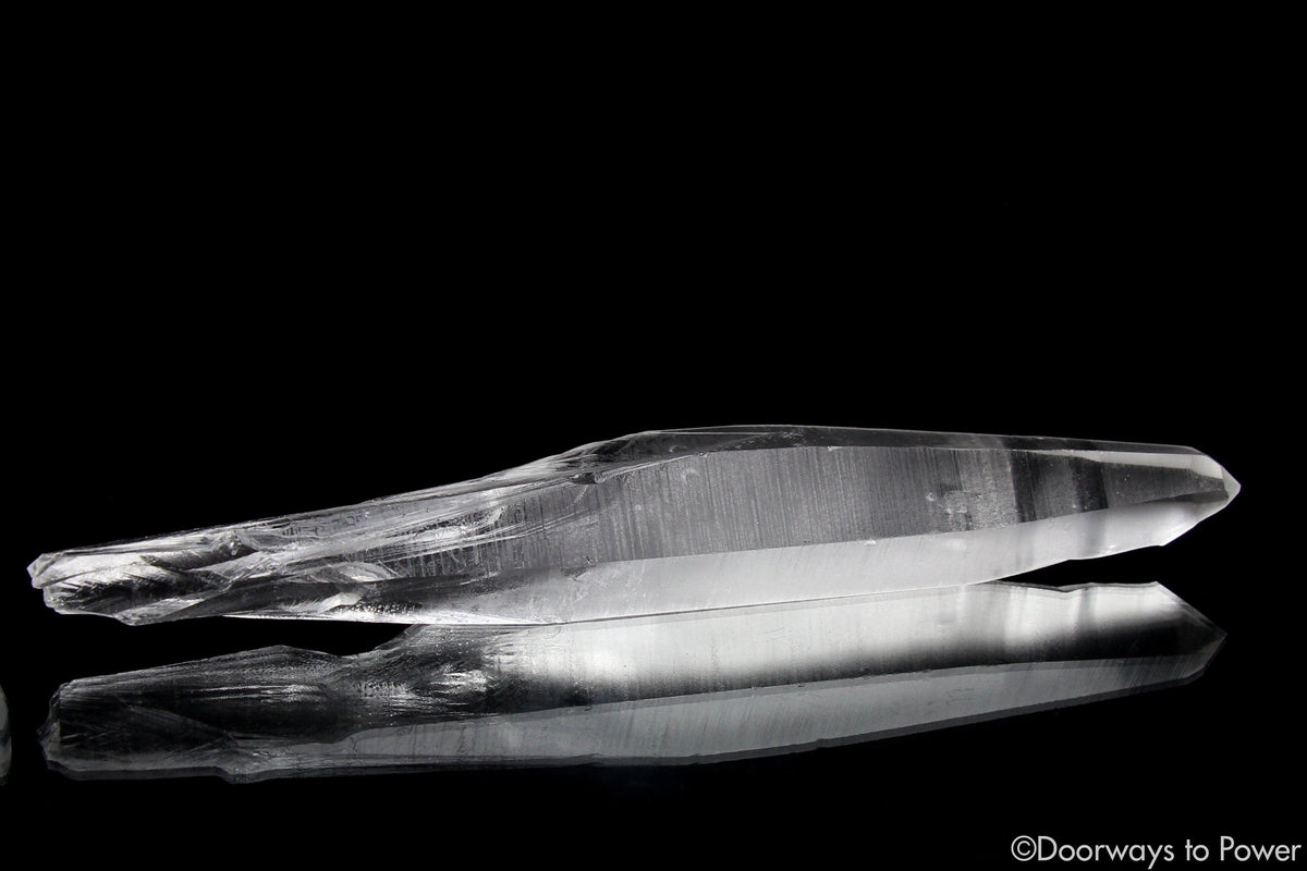 Lemurian Quartz Dow Crystal Laser Wand w/ Record Keepers 'Sword of Light'