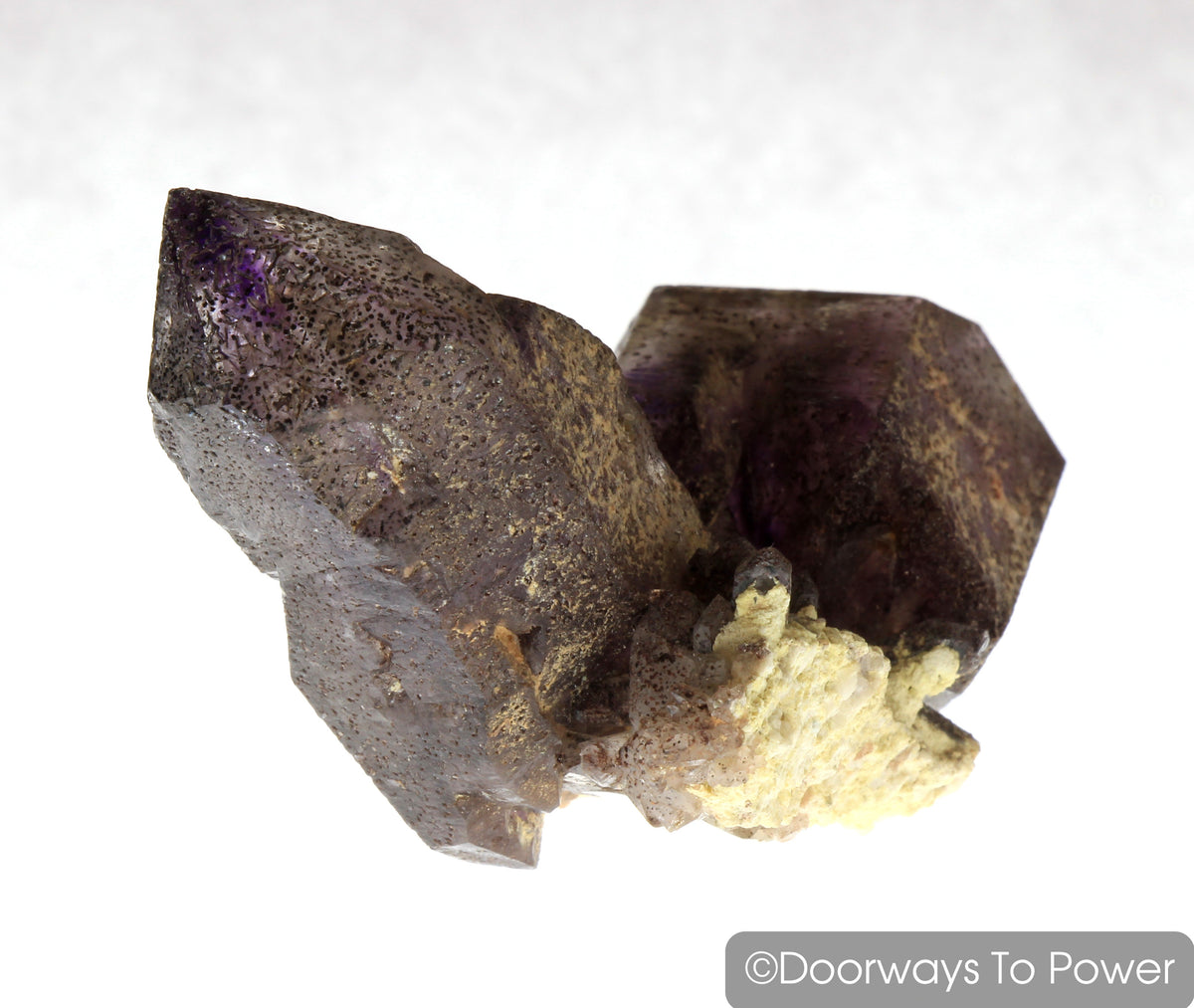 Melody Stone Super 7 Twin Record Keeper Crystal Cluster Specimen