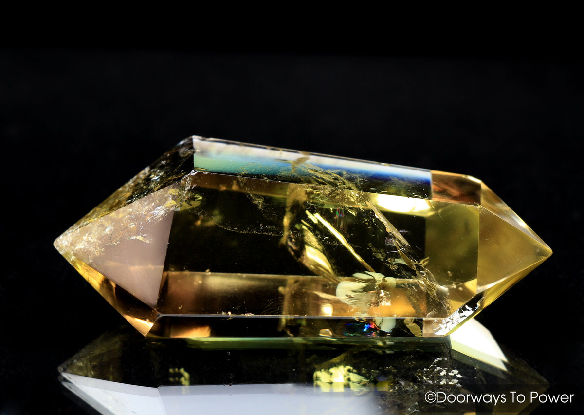 John of God Citrine Double Terminated Quartz Casa Crystal