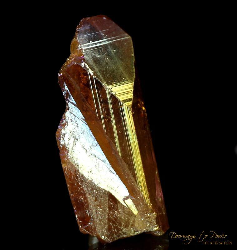 Danburite Golden Rose Aura Starbrary Crystal