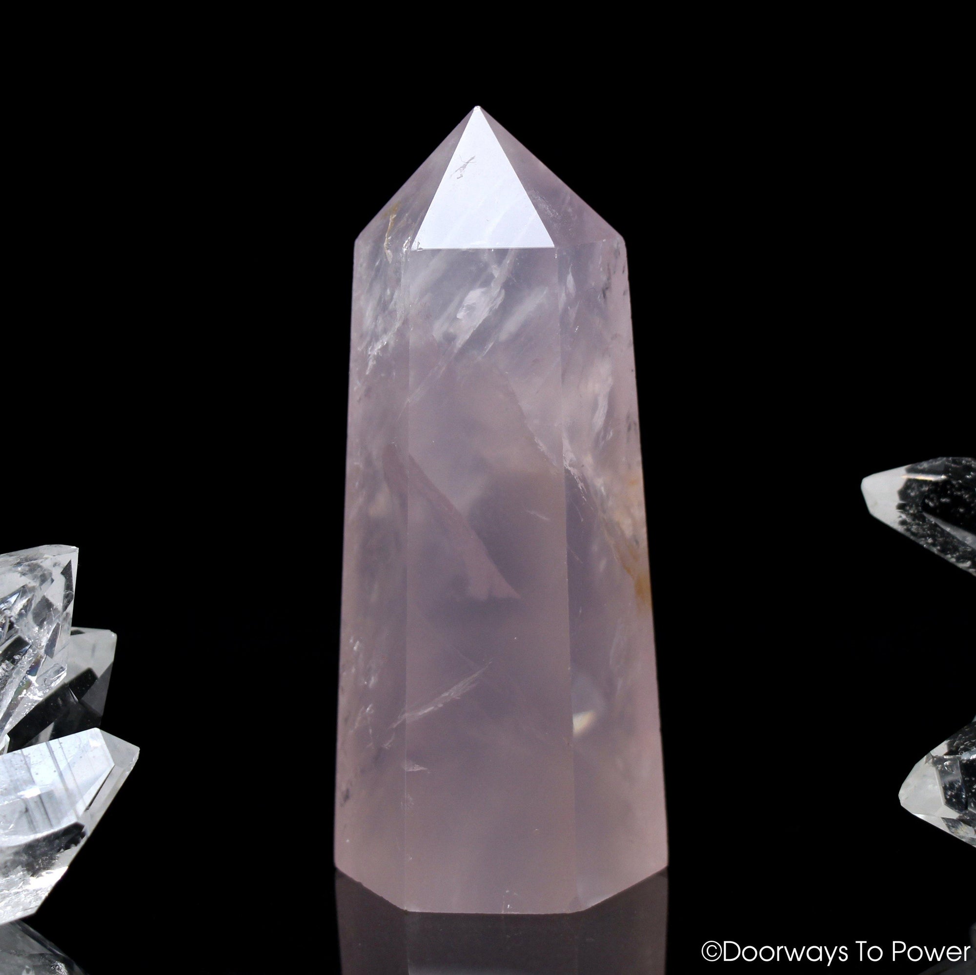 John of God Crystal Rose Quartz Casa Crystal Generator Point
