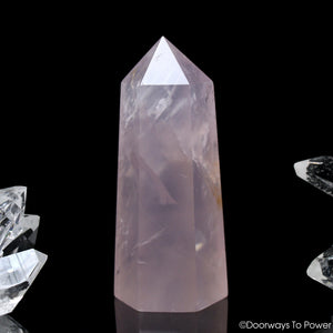 John of God Crystal Rose Quartz Casa Crystal Generator Point