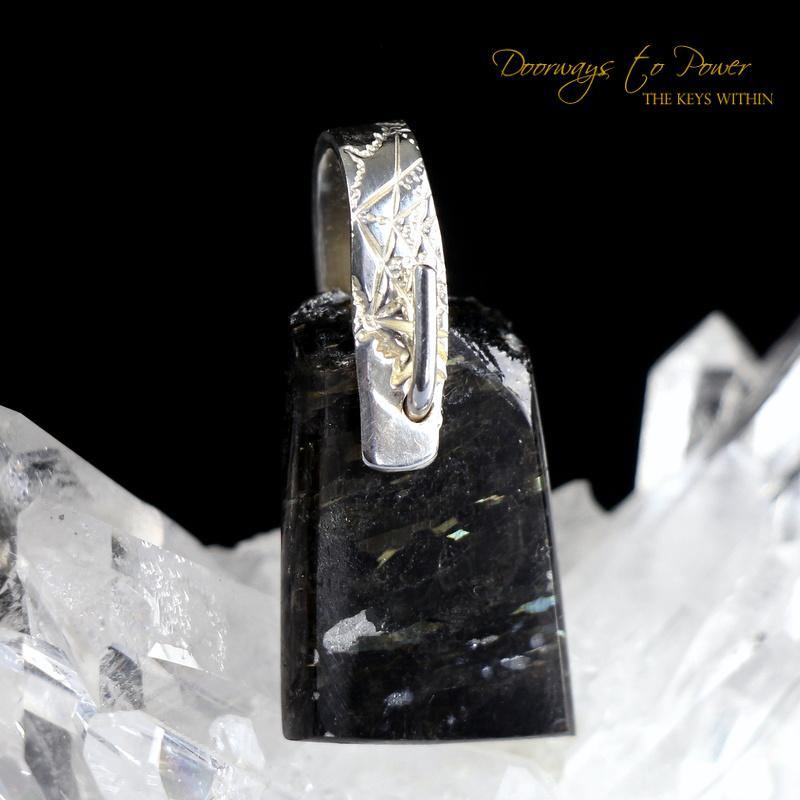 Light Language Crystal Pendant Nuummite