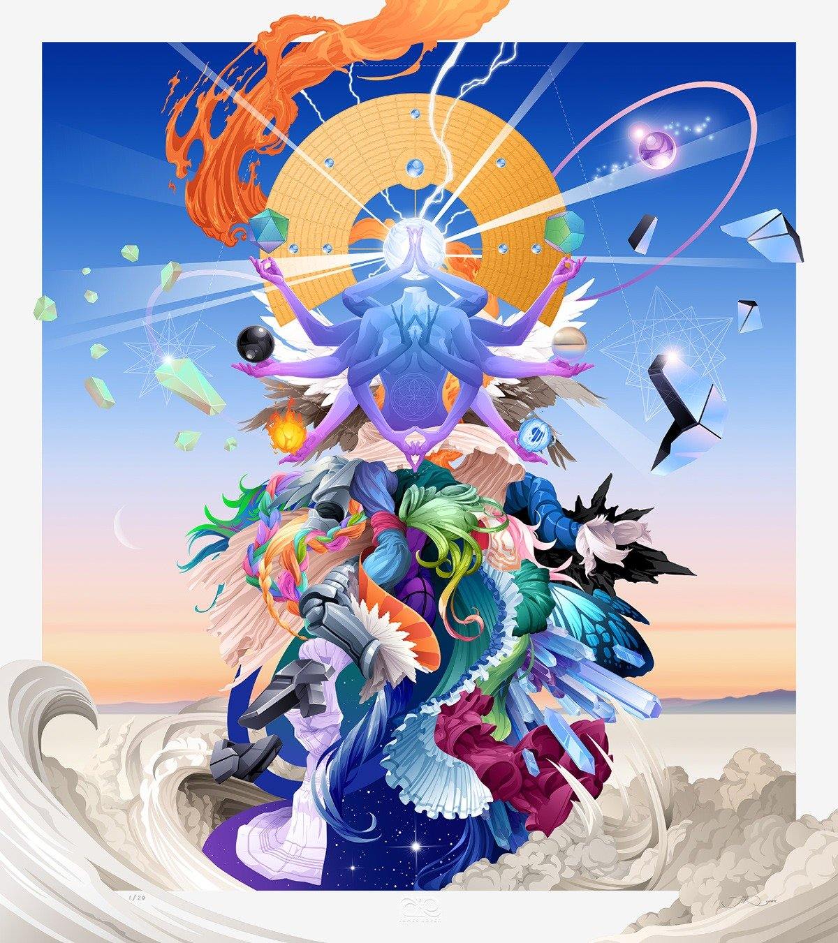 Lemurian Lightbrary Quartz Crystal 'ERA of LIGHT' 8.5" Collectors Quality