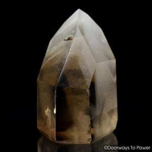 Golden Lemurian Phantom Quartz Crystal