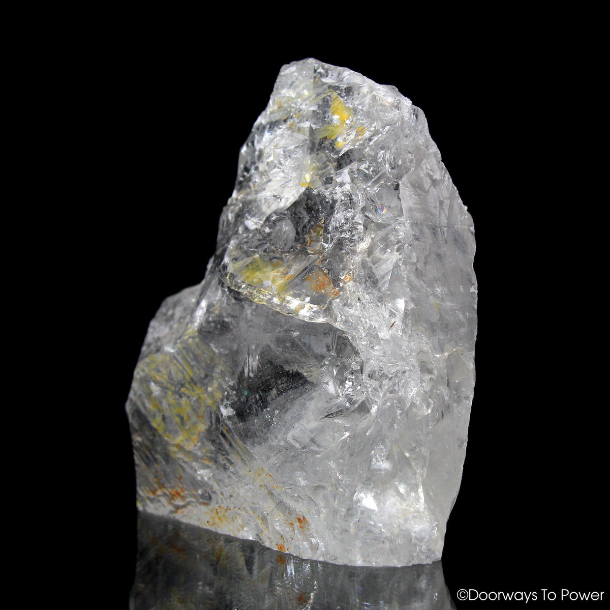 Satyaloka Clear Azeztulite Crystal & Synergy 12 Stone
