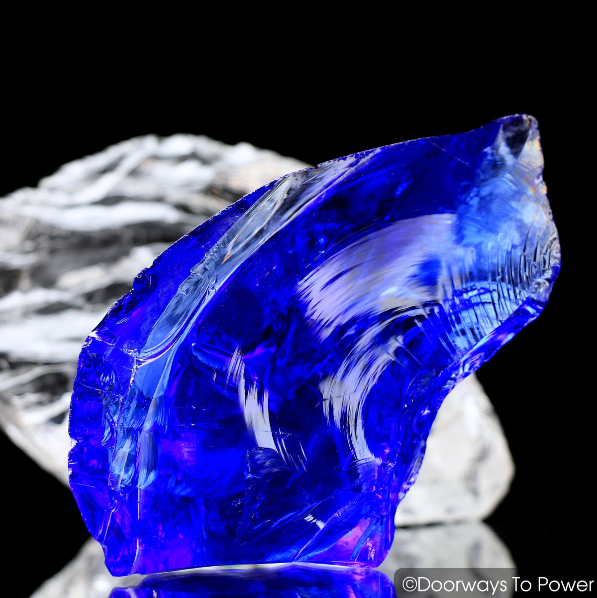 Tanzanite Fire Monatomic Andara Crystal Altar Stone 'Violet Flame'