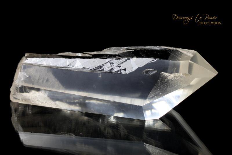 Golden Lemurian Record Keeper Crystal 'Light Language' 9D