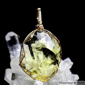 Solaris Andara Crystal Pendant  'Cosmic Compass'