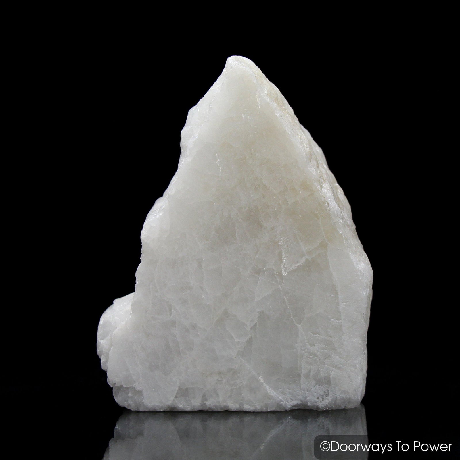 White Azeztulite Synergy 12 Crystal Altar Stone