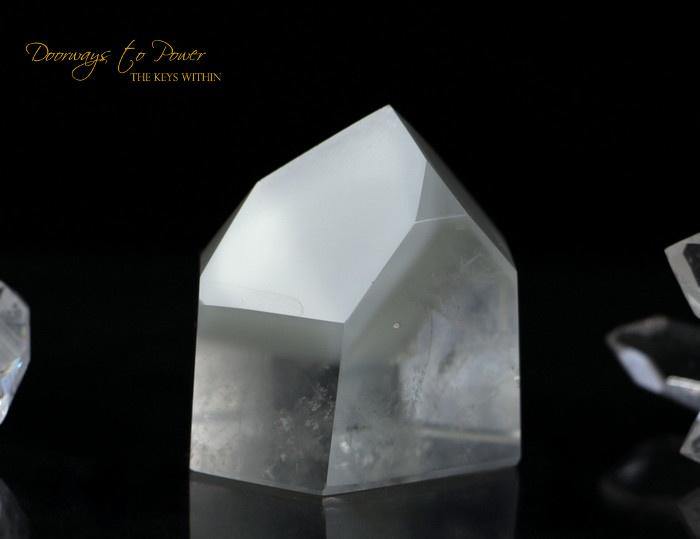 Lemurian White Phantom Quartz Shaman Dow Crystal 'RE BIRTH"