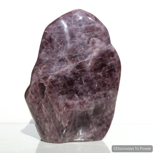 Purple Angelite Crystal 'Violet Aura' Ascension Stone