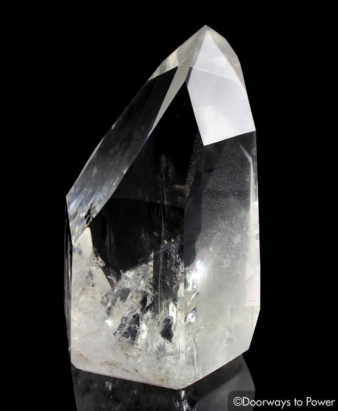 Golden Lemurian Quartz Crystal Point
