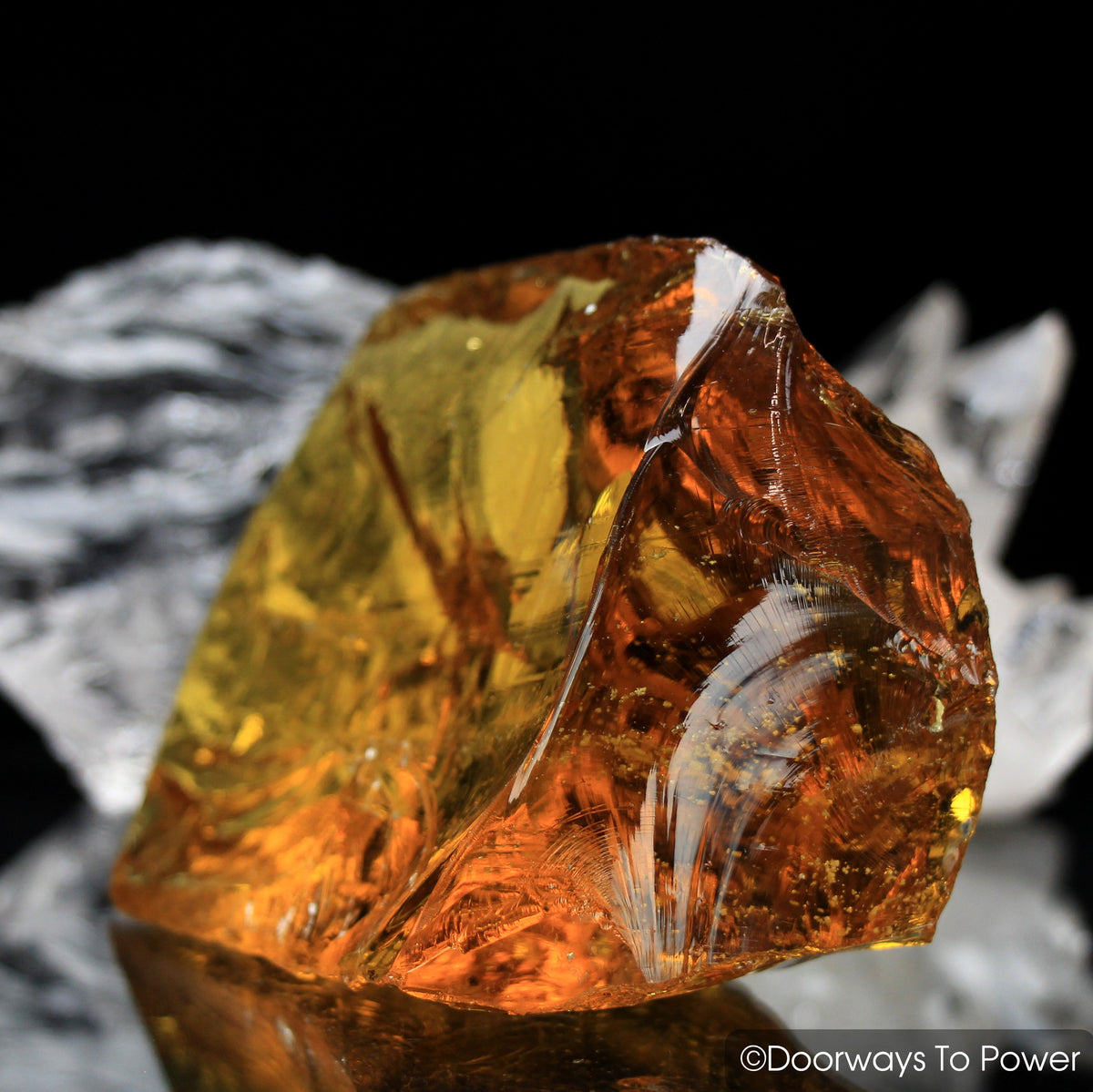 Lemurian Amber Monatomic Andara Crystal Authentic Lady Nellie