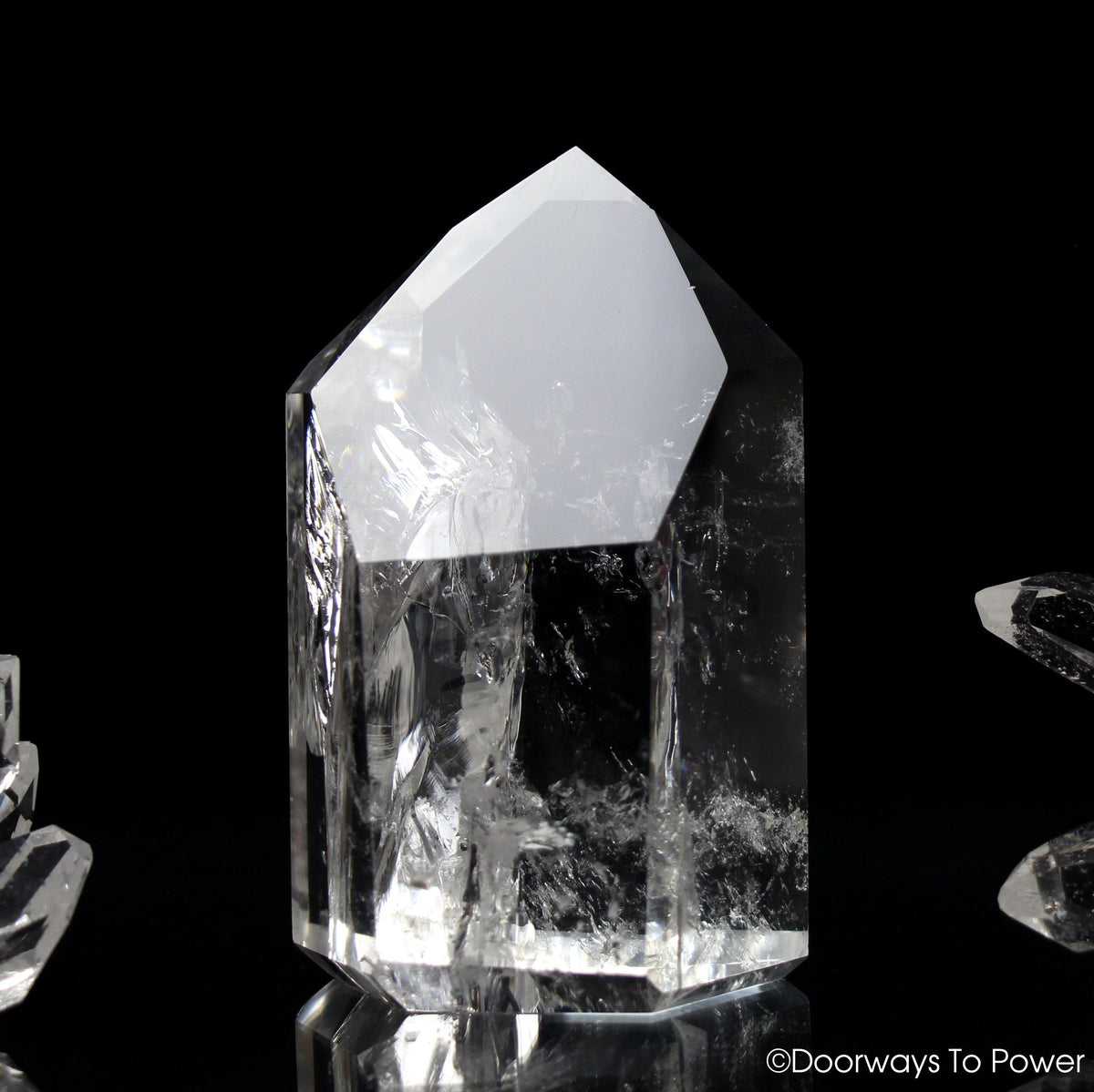 Lemurian Light Quartz Crystal Point 'Multi Dimensional Healer'